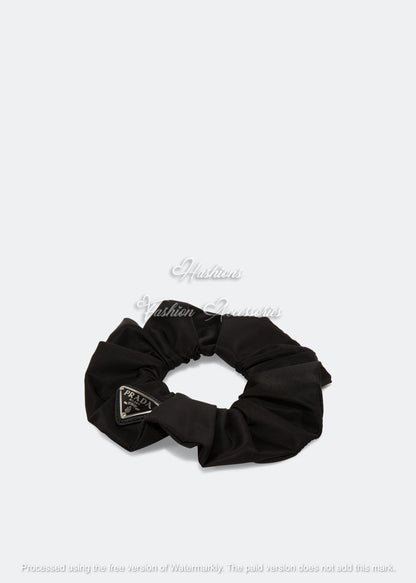 Pure Silk Triangle Charm Scrunchie