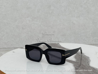 Retro Square Thick Frame Sunglasses
