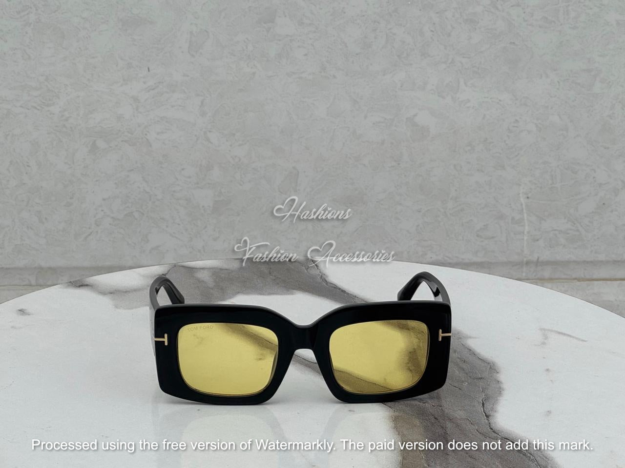 Retro Square Thick Frame Sunglasses
