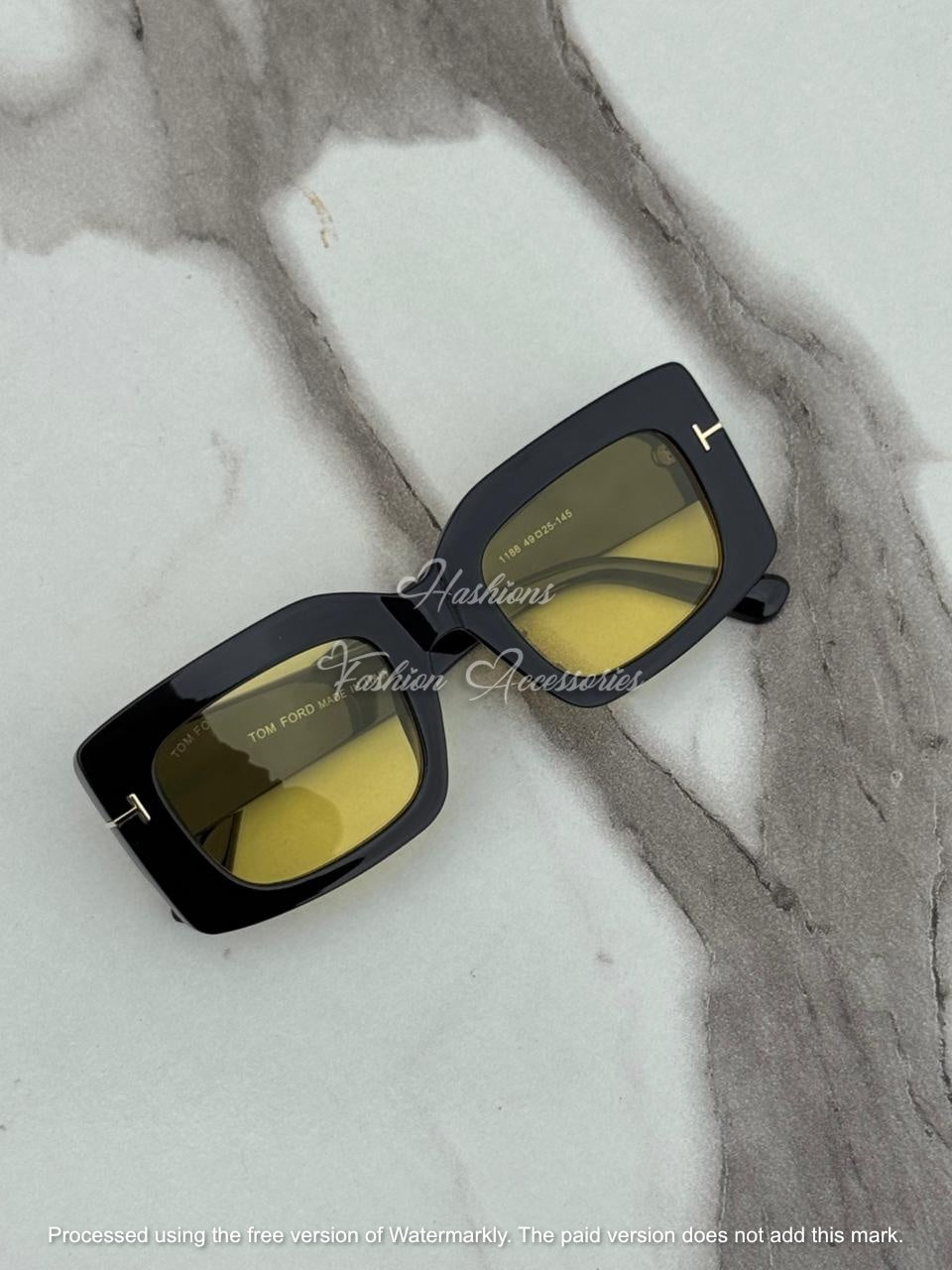Retro Square Thick Frame Sunglasses