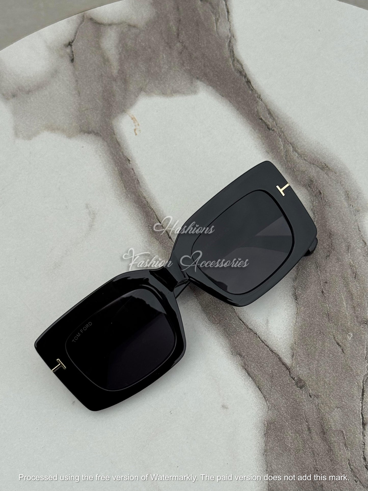 Retro Square Thick Frame Sunglasses