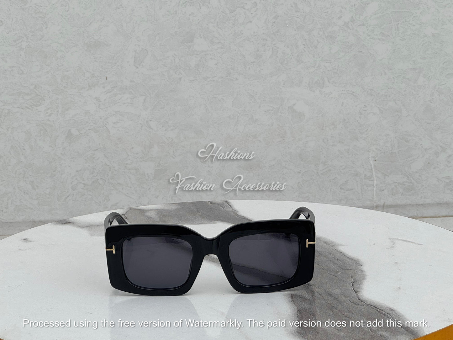 Retro Square Thick Frame Sunglasses