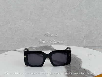 Retro Square Thick Frame Sunglasses