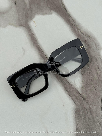 Retro Square Thick Frame Sunglasses