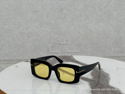 Retro Square Thick Frame Sunglasses