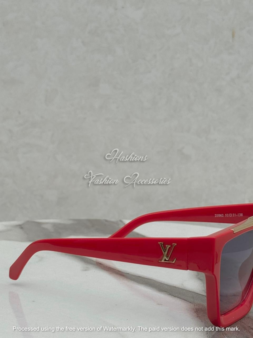 Oversized Square Flat Top Sunglasses