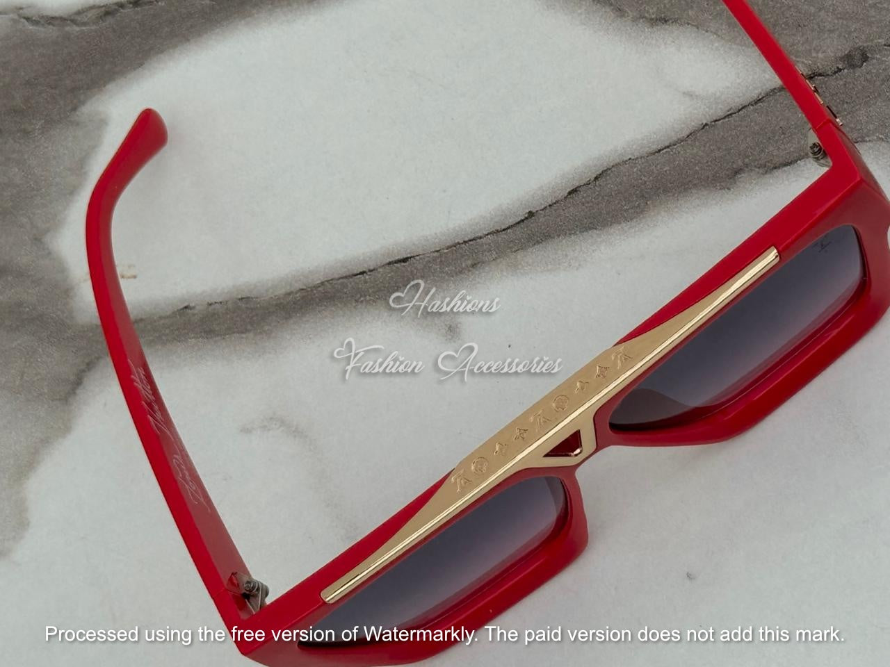 Oversized Square Flat Top Sunglasses