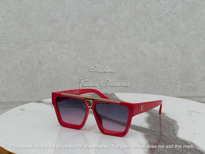 Oversized Square Flat Top Sunglasses
