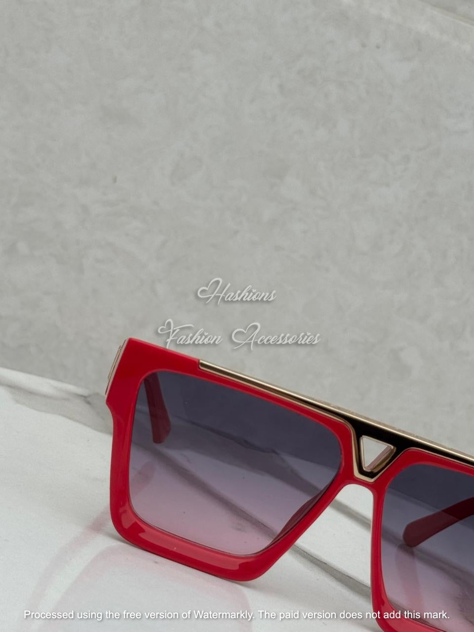 Oversized Square Flat Top Sunglasses