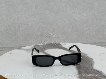 Rectangular Black Sunglasses