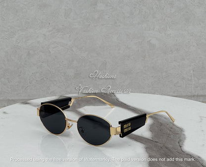 Luxury Round Metal Sunglasses