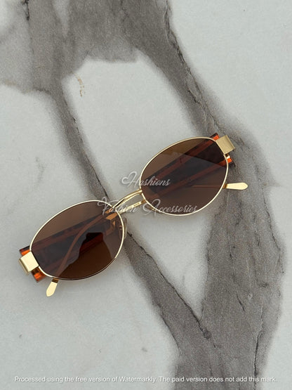 Luxury Round Metal Sunglasses