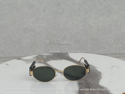 Luxury Round Metal Sunglasses