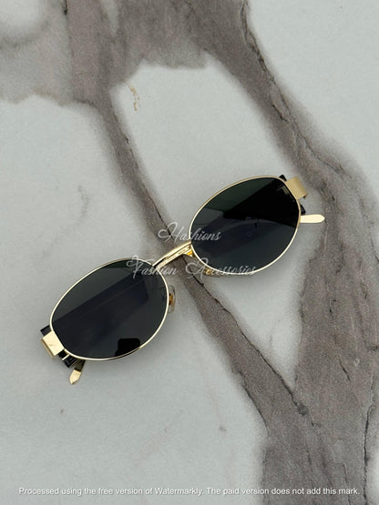Luxury Round Metal Sunglasses