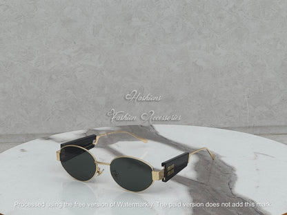 Luxury Round Metal Sunglasses