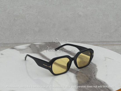 Geometric Beveled Sunglasses