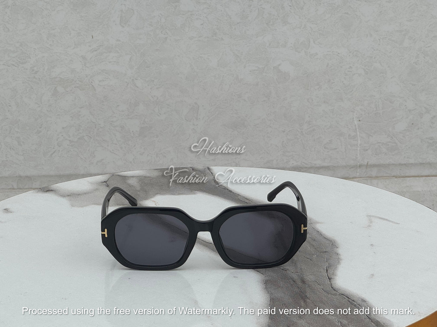 Geometric Beveled Sunglasses