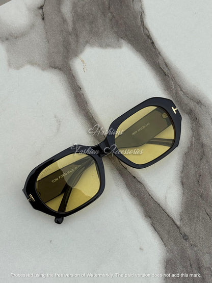 Geometric Beveled Sunglasses