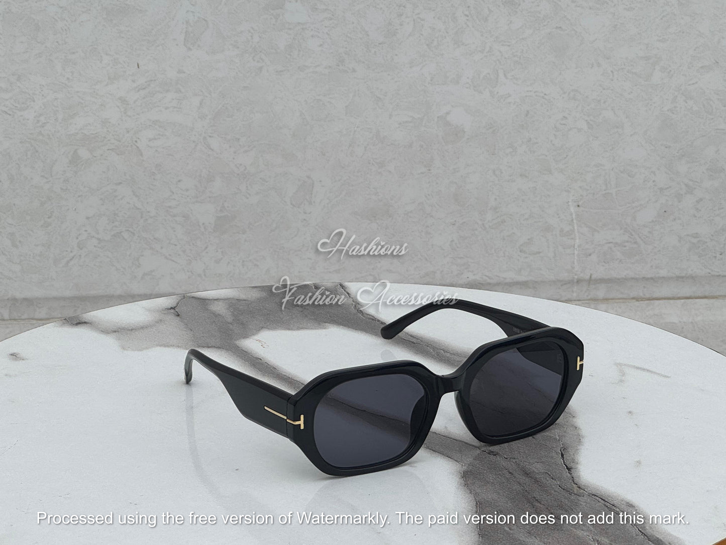 Geometric Beveled Sunglasses