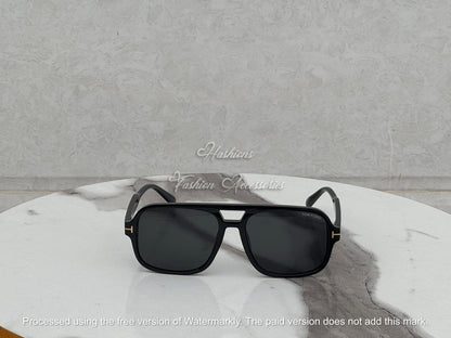 Oversized Square Aviator Sunglasses
