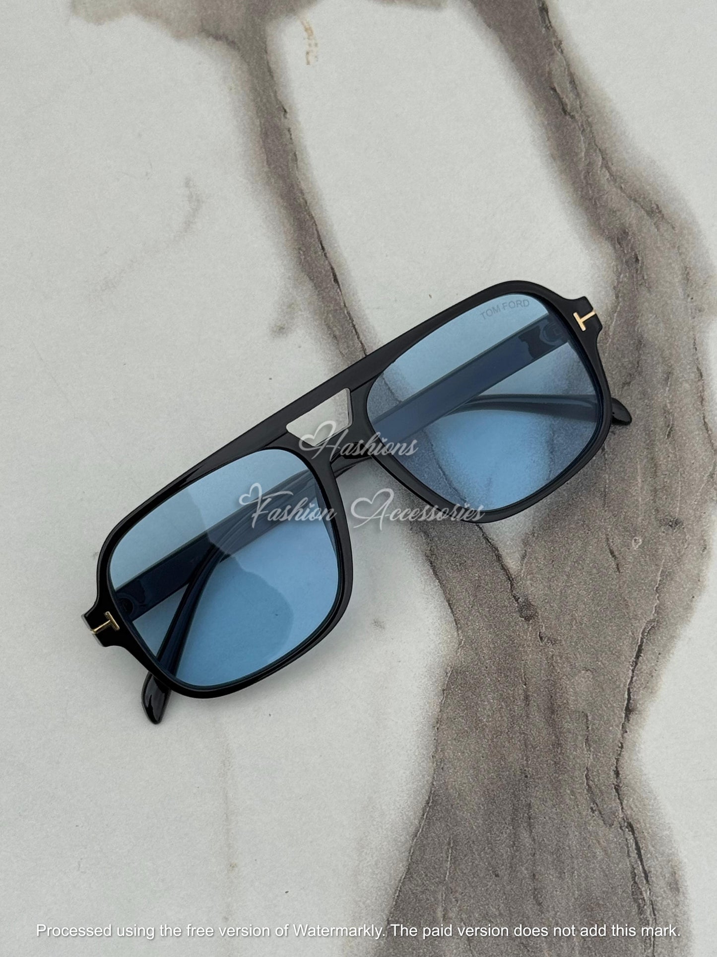 Oversized Square Aviator Sunglasses