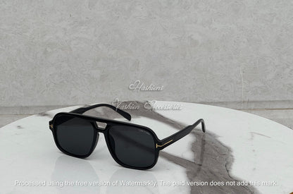 Oversized Square Aviator Sunglasses