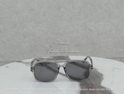 Oversized Square Aviator Sunglasses