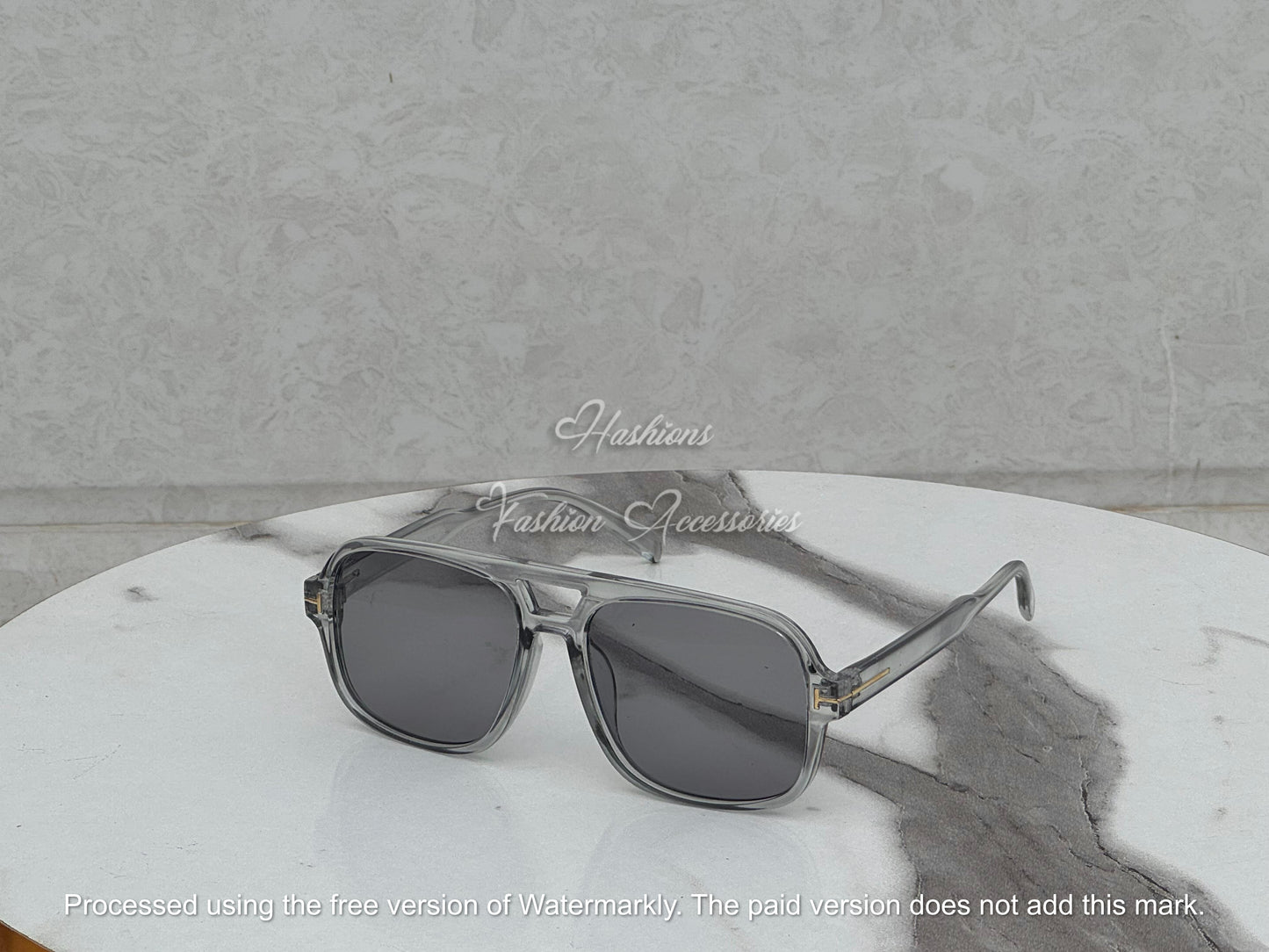 Oversized Square Aviator Sunglasses