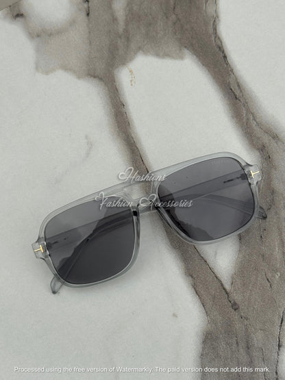 Oversized Square Aviator Sunglasses