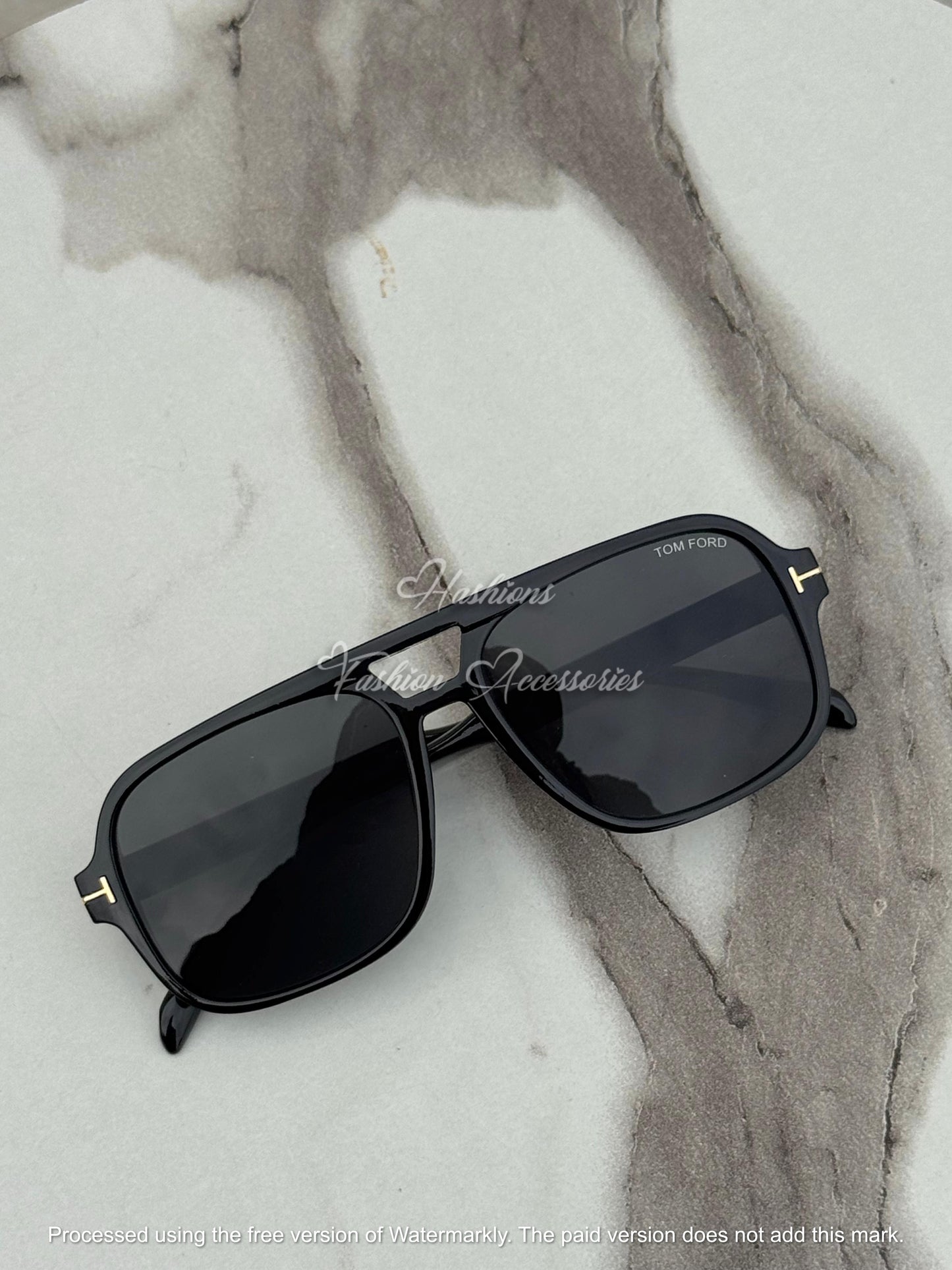 Oversized Square Aviator Sunglasses