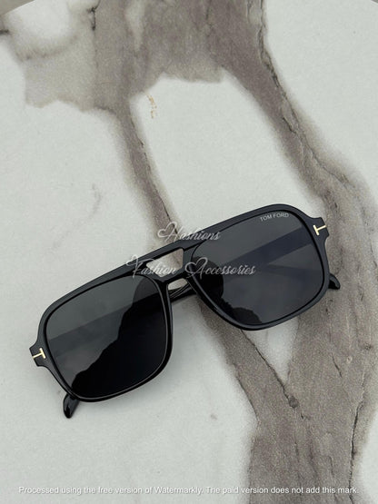Oversized Square Aviator Sunglasses