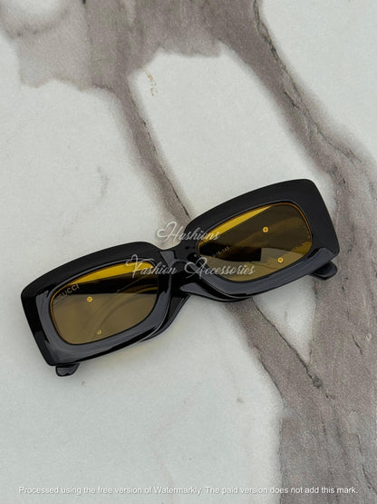 Rectangular Statement Sunglasses