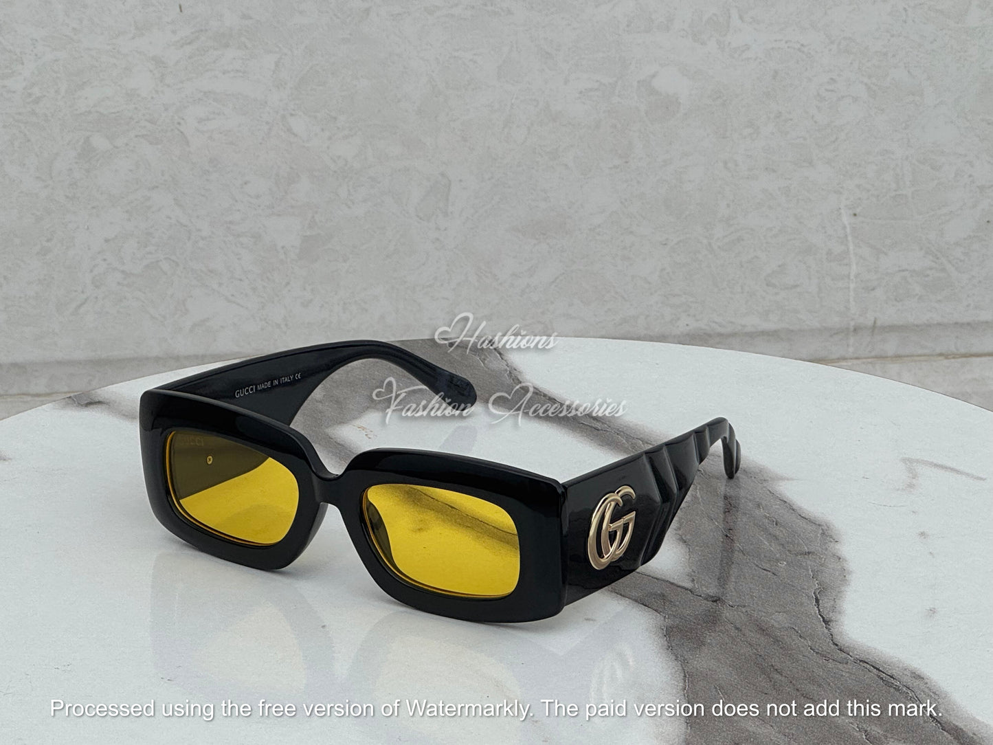 Rectangular Statement Sunglasses