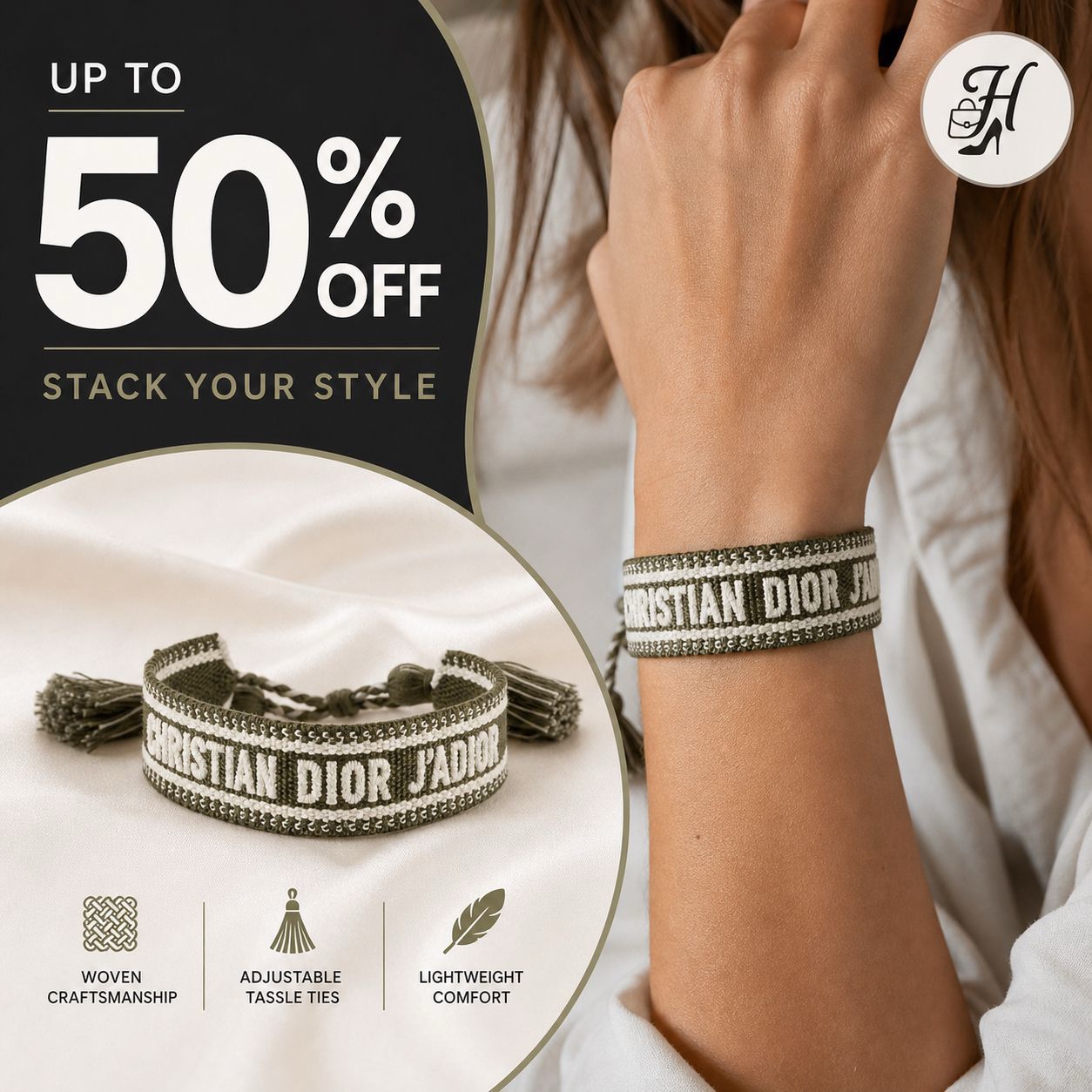Woven Tassel Bracelet