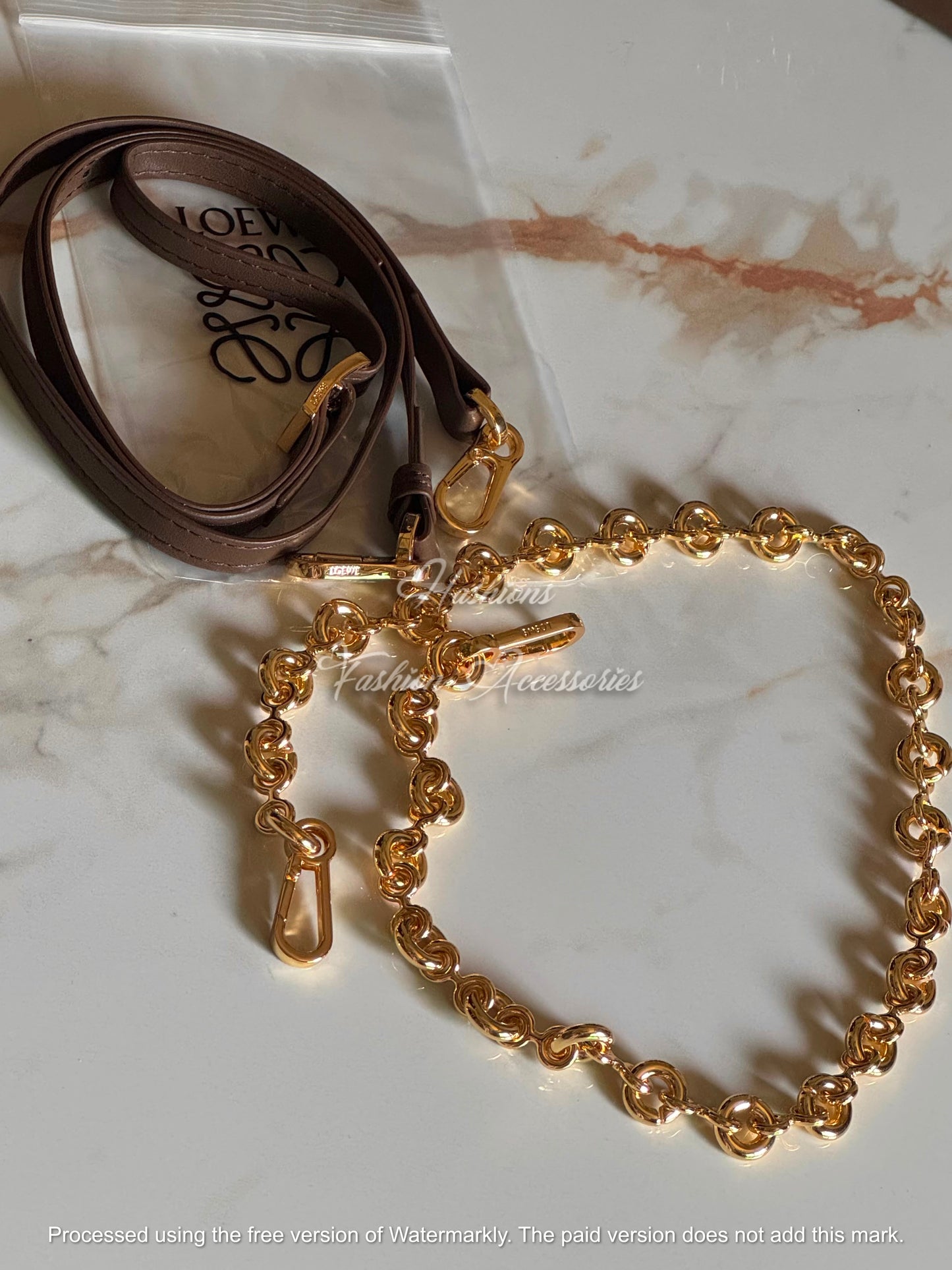 Ruched Chain Bag