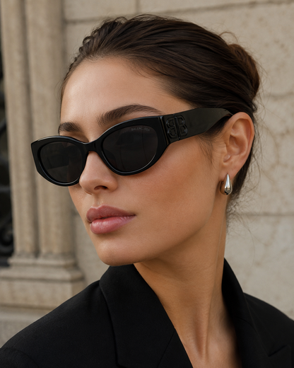 Chunky Oval Sunglasses