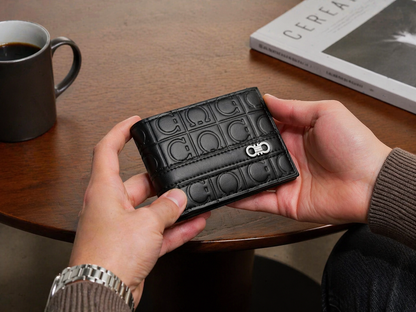 Men’s Pattern Leather Wallet