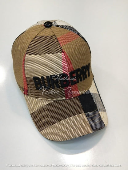 Premium Unisex Checkered Plaid Cap – Trendy Adjustable Streetwear Hat for Men & Women