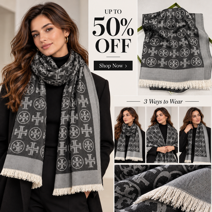 Monogram Pashmina Scarf