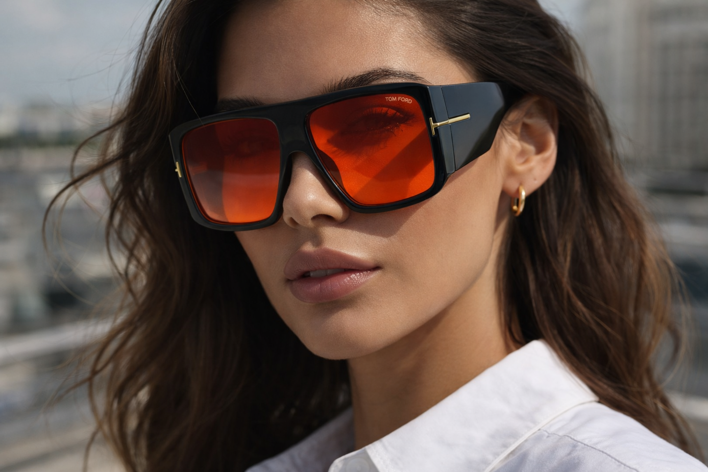 Oversized Square Statement Sunglasses