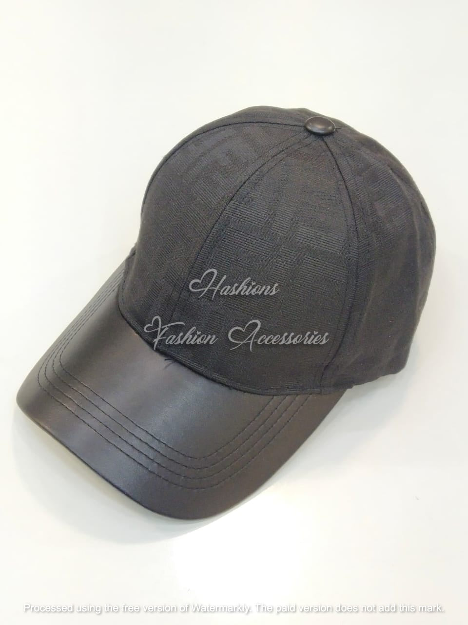 Premium Unisex Monogram Cap – Adjustable Casual Fashion Hat for Everyday Wear (Brown, Black, Beige)