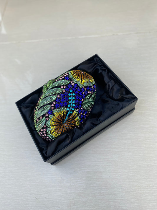 Mixed Tone Glitter Clutch – Sparkly Evening & Party Purse for Women