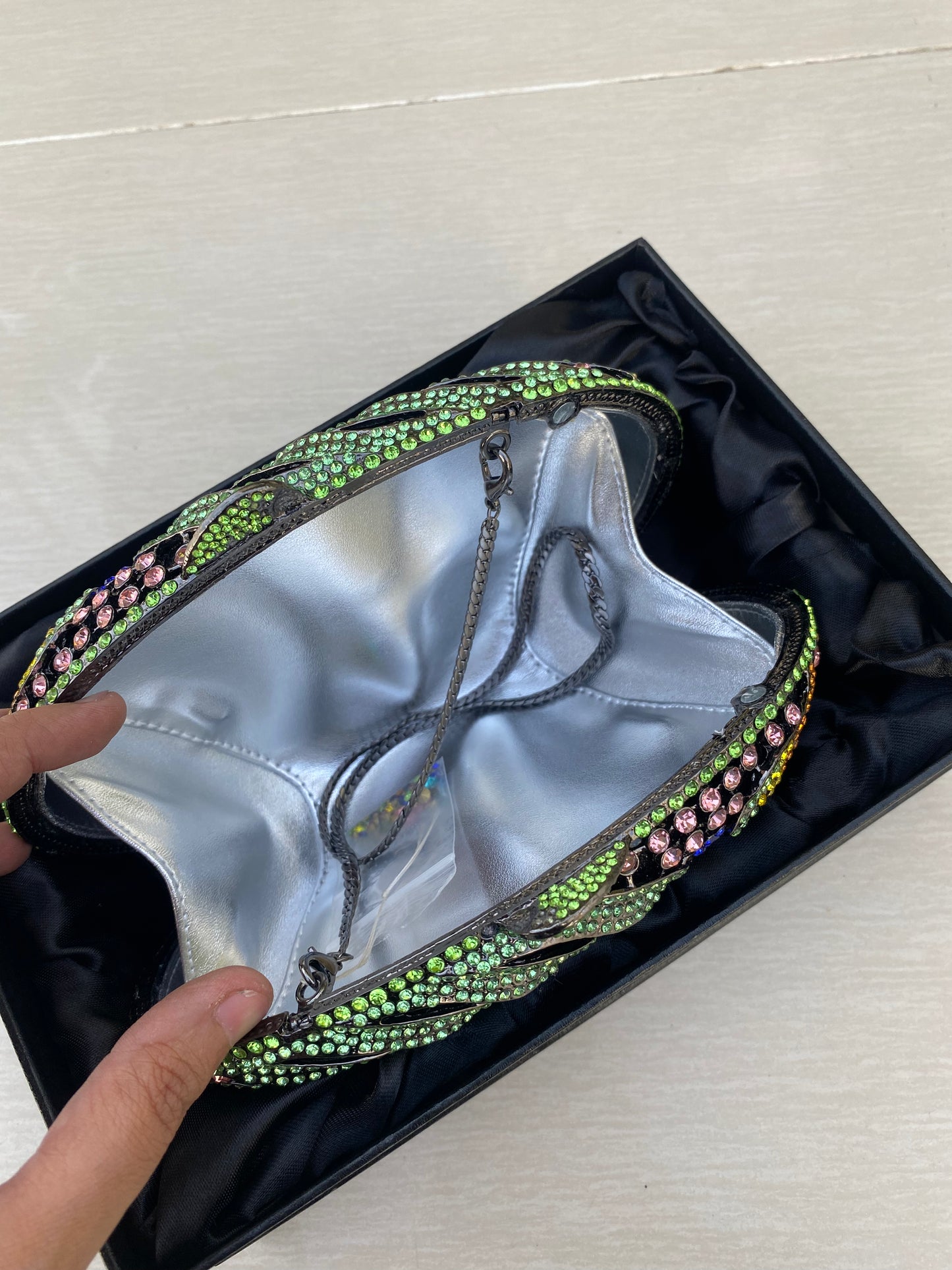 Mixed Tone Glitter Clutch – Sparkly Evening & Party Purse for Women