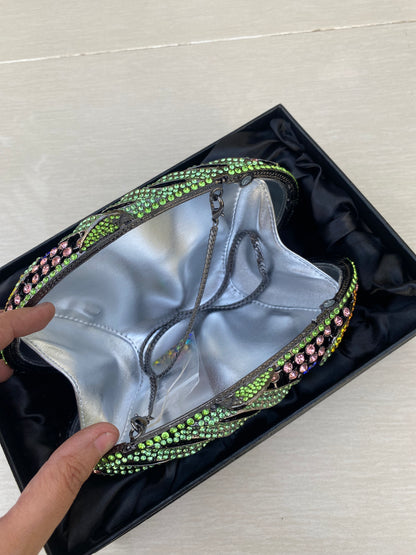 Mixed Tone Glitter Clutch – Sparkly Evening & Party Purse for Women