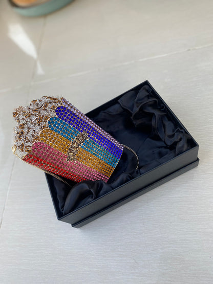 Multicolor Sequin Clutch Bag – Sparkly Evening & Party Purse for Women
