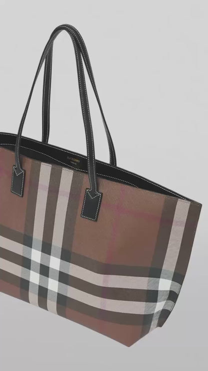 Burberry Medium Check Tote Bag