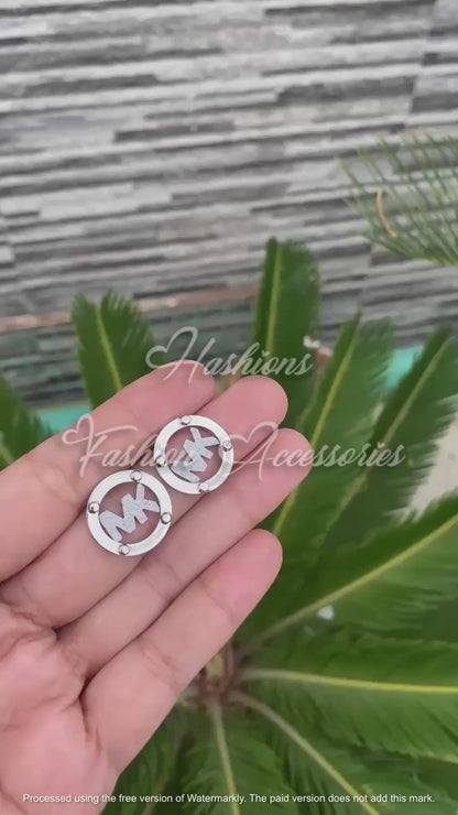 MK Logo Earrings