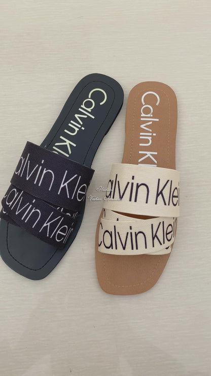 CK Canvas Flats