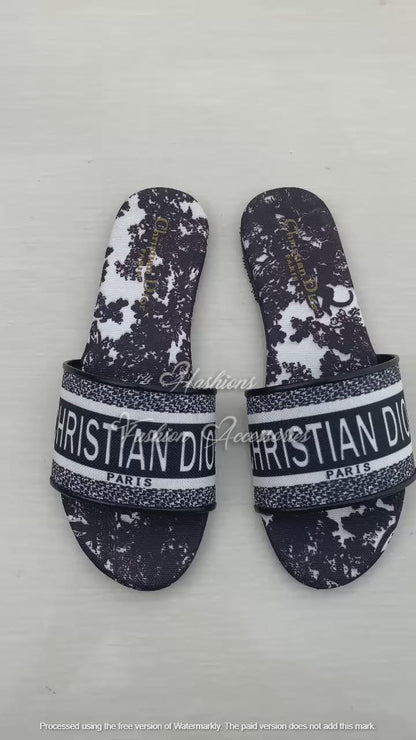DIOR Printed Flats