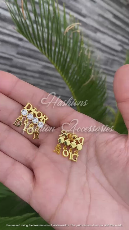 Dior Letter Earrings
